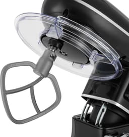 Keukenmachine Deegmachine - Planeetmenger Mixer - Bakken en Koken - 6.2 Liter Kom - 1500W - Zwart — thumbnail 3