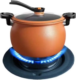 Multicooker Pan - Snelkookpan Rijstkoker - Maaltijden Bereiden - Antiaanbaklaag - 28 cm - Zwart — thumbnail 1