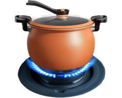 Multicooker Pan - Snelkookpan Rijstkoker - Maaltijden Bereiden - Antiaanbaklaag - 28 cm - Zwart