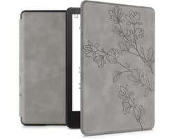 E-reader hoesje - E-reader cover - Bescherming apparaat - Met standfunctie - Paperwhite 11e gen. - Magnolia grijs