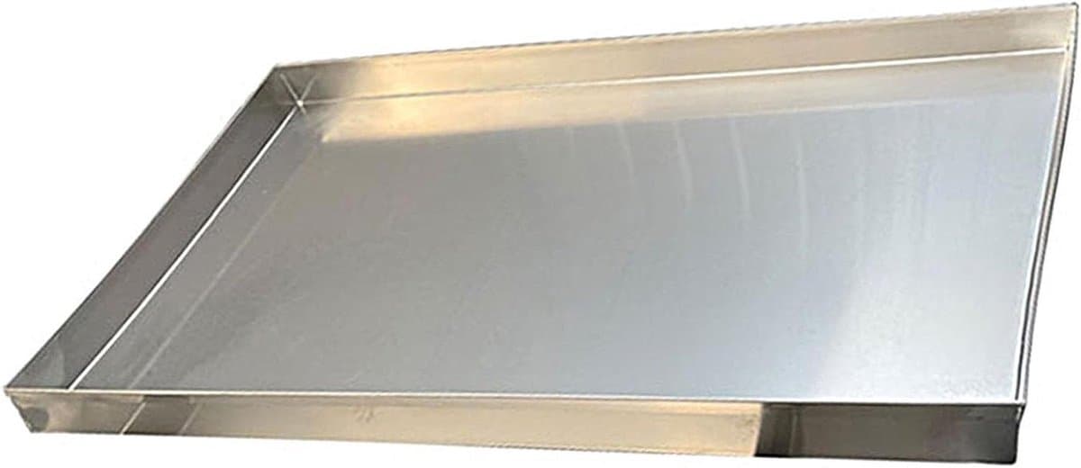 Roestvrijstalen Bak - Lekbak Wateropvangbak - Keuken Organiseren - Geen Afvoer - 80x60 cm - Zilver — afbeelding 1