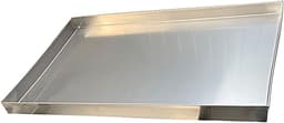 Roestvrijstalen Bak - Lekbak Wateropvangbak - Keuken Organiseren - Geen Afvoer - 80x60 cm - Zilver — thumbnail 1