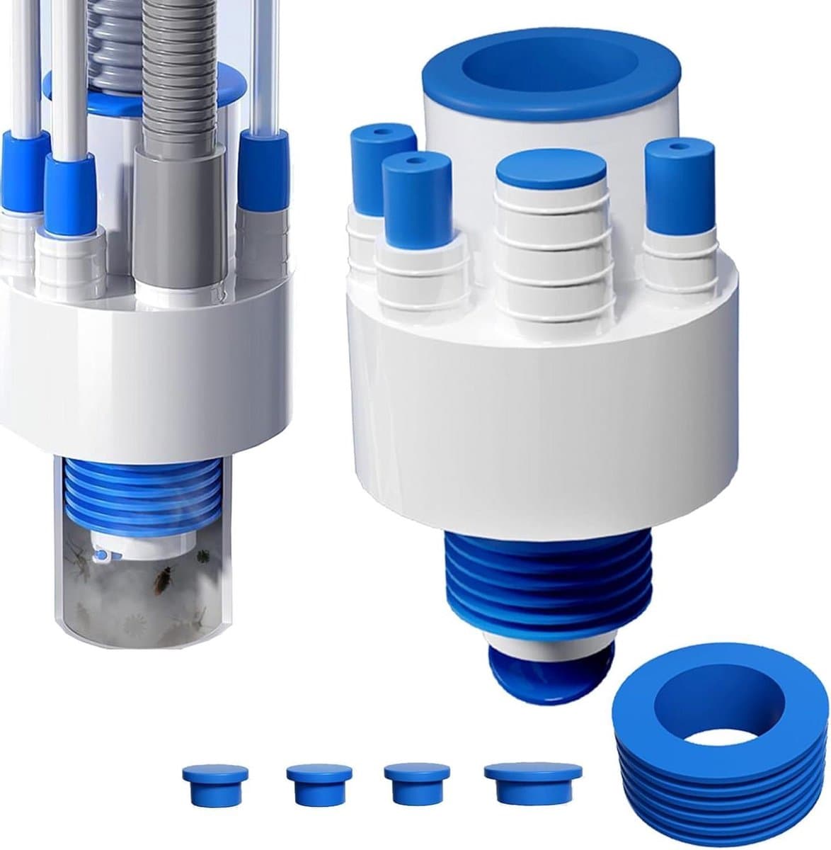 Wasmachine Afvoeradapter - Wasmachine Aansluiting - Wasmachine Installeren - Universele Compatibiliteit - 31 x 21 x 6 cm - Zwart — afbeelding 1