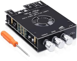 Krachtige Hifi Stereo Audio Versterker Module met Bluetooth 5.0 en Meerdere Ingangen — thumbnail 1