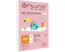 A4 Papier 100g Wit Multifunctioneel voor Laser, Inkjet en Kopieerapparaat - 50 Vellen