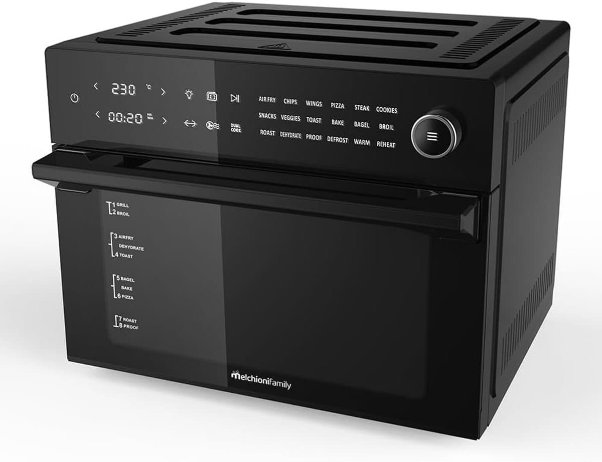 Digitale Heteluchtfriteuse van 30L met Dubbele Functie en 18 Programma's — afbeelding 1