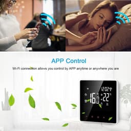 Slimme Programmeerbare Wifi Thermostaat met Touchscreen voor Vloerverwarming — thumbnail 3