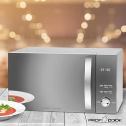 3-in-1 Magnetron met Hetelucht en Grill - 23 Liter RVS Oven tot 2300W — thumbnail 3