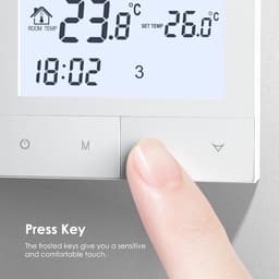 Slimme Wifi Thermostaat voor Elektrische Verwarming - Wekelijks Programmeerbaar — thumbnail 4
