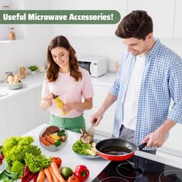 Stapbare Airfryer Roosterset RVS - 3 Lagen Bakrek voor Gelijkmatig Bakken en Drogen — thumbnail 2