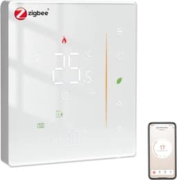 Zigbee Slimme Thermostaat voor Vloerverwarming - Digitaal en Programmeerbaar, Compatibel met Alexa en Google Home — thumbnail 1