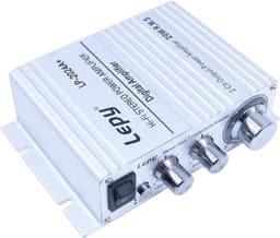 Hi-Fi Stereo Eindversterker - Digitale Audio Versterker voor PC, Telefoon & MP3 Spelers - Zilver — thumbnail 5