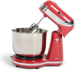 Multifunctionele Keukenmachine Rood 3L - Krachtige Banketrobot met 6 Snelheden — thumbnail 2