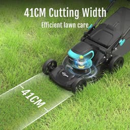 Accu grasmaaier tot 675 m² met 41 cm snijbreedte, 36V, borstelloos, 7-traps hoogteverstelling, inclusief mulchwig en 45L opvangzak — thumbnail 3
