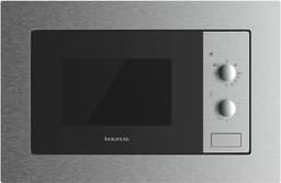 Inbouwmagnetron 20 liter met Grillfunctie en Ondooifunctie, 800W Magnetronvermogen, RVS — thumbnail 1