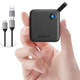 Externe SSD 2TB met 2-in-1 USB-C kabel - Draagbare solid state drive voor smartphones, tablets en PC's — thumbnail 1