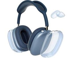 Shieldcase TPU Cover bescherming geschikt voor Airpods Max 1/2 - Schokbestending - Beschermhoes voor koptelefoon - Donkerblauw