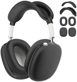 Shieldcase Beschermset geschikt voor Apple Airpods Max 1/2 - Siliconen covers / bescherming - 4 delige set - Hoofdband cover - Oorkap Beschermers & Reishoes - 4 in 1 set - Donkerblauw — thumbnail 1