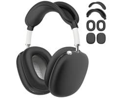 Shieldcase Beschermset geschikt voor Apple Airpods Max 1/2 - Siliconen covers / bescherming - 4 delige set - Hoofdband cover - Oorkap Beschermers & Reishoes - 4 in 1 set - Donkerblauw