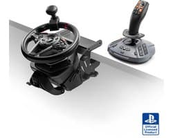Thrustmaster Simtask Farming Pack PS - 3 producten : T128-Racestuur met pedalen, Bevestigingssysteem en FarmStick-Joystick - voor PS5 en PC