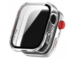 Screenprotector case - geschikt voor Huawei Watch Fit 4 PRO - full cover hoesje - gehard glas - volledige bescherming - transparant