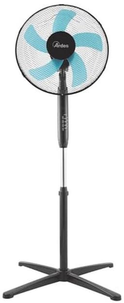 Stille Staande Ventilator met Afstandsbediening - 40 cm Oscillerend met 5 Vleugels en Instelbare Timer — thumbnail 2