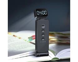 Oplaadbare Draagbare Boeklamp met 3-Kleur Verlichting voor Nachtlezen