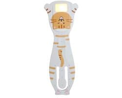 2-in-1 LED Leeslamp met Amber en Wit Licht - Clip-On Bladwijzer en Boeklamp voor Kinderen en Volwassenen