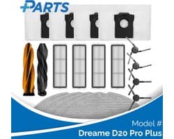 Dreame D20 Pro Plus Onderhoudsset (Plus.Parts® alternatief voor RAK72 / RAK73)