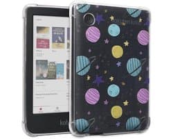 Transparante Hoes voor 6" E-readers met Krasbestendige Siliconen Achterkant