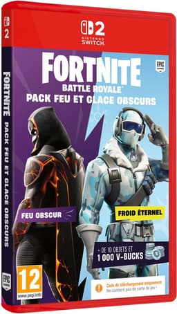 FORTNITE Pack Feu & Glace Obscurs Switch 2 - 1000 V-Bucks inclus ! — thumbnail 1