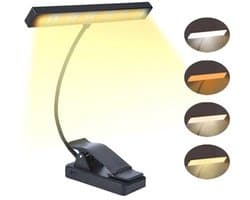 Leeslamp met klem en USB-oplaadbaar ontwerp - Perfect voor nachtlezen en kantoorgebruik