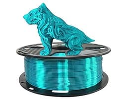 Zijdeachtig Glanzend PLA Filament 1.75 mm voor 3D Printers – Metallic Blauw 1KG