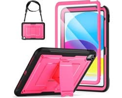 Schokbestendige iPad Hoes 11 inch & 10.9 inch (2025/2022) met Screenprotector, Standaard & Schouderband