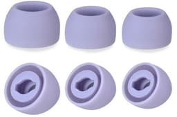 Ibley ComfortFit Siliconen tips voor Samsung Galaxy Buds Pro paars met mesh – Siliconen Ear Tips – Met Mesh – S/M/L Formaten – 3 Paar — thumbnail 1