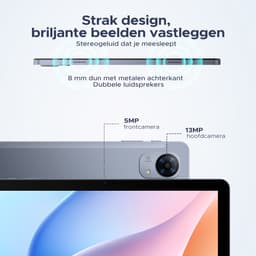 POCKAM P10 Pro - Tablet - 48 GB RAM (8+40 GB) + 128 GB ROM (2 TB/TF) - Android 16 - 10,1 inch HD 120 Hz - 8800 mAh - Gemini AI - T7250 Octa Core - Face ID - Dubbele luidsprekers, complete accessoirebundel met toetsenbord en stylus — thumbnail 4