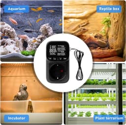 Digitale Temperatuurregelaar met Sensor en Stopcontact - Thermostaat voor Broeikas en Binnenruimtes — thumbnail 5