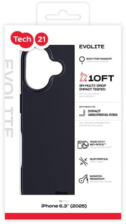 Tech21 Apple iPhone 17 EvoLite MagSafe - Zwart — thumbnail 4