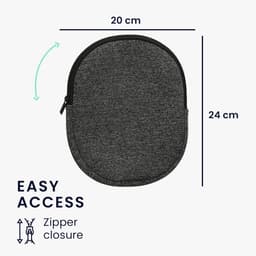 Harde Beschermhoes voor Over-Ear Hoofdtelefoon - 24 x 19 cm - Antraciet/Wit — thumbnail 5