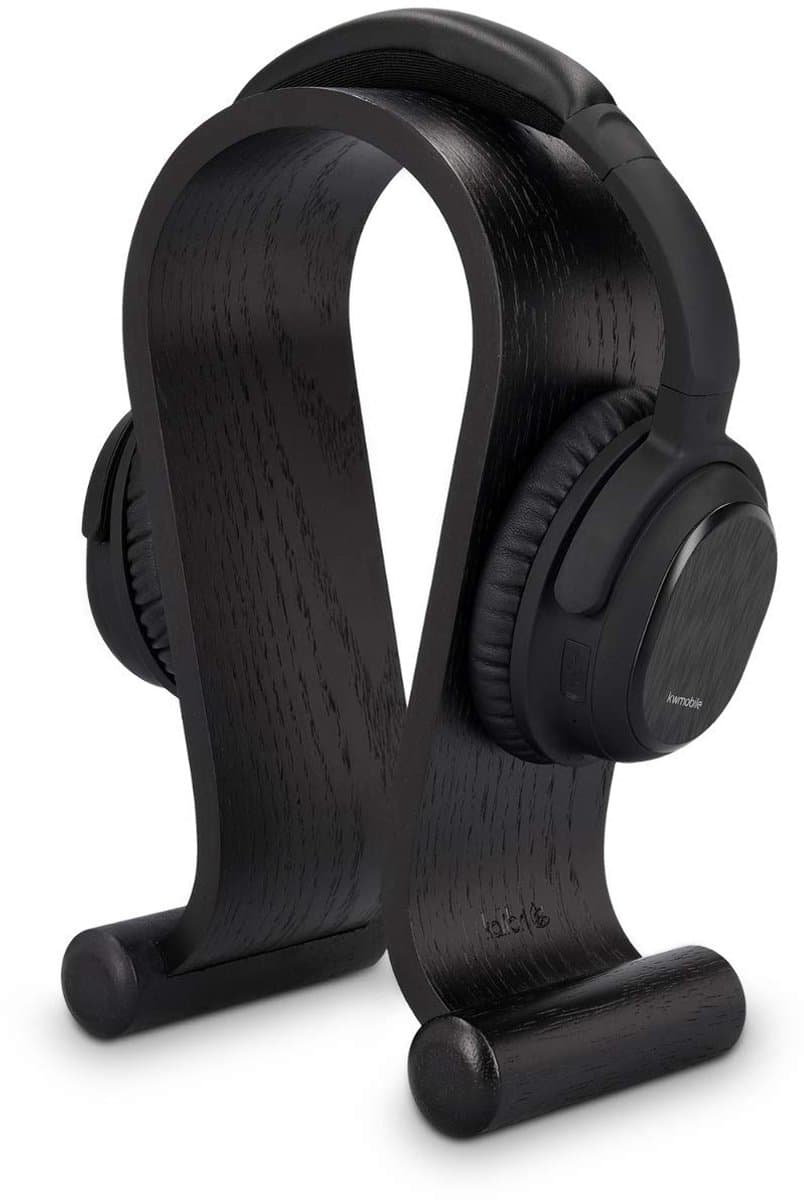 Koptelefoonhouder - Stevige Standaard van Hout - Geschikt voor On-Ear Koptelefoons — afbeelding 1