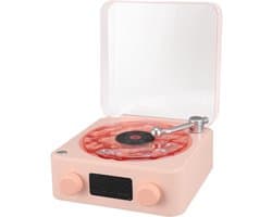 Draaitafel Stijl Speaker met Radio en Nachtlampje