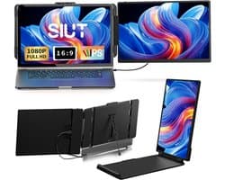 Draagbare Laptop Schermvergroting Dual Monitor 14 Inch IPS FHD Uitbreiding