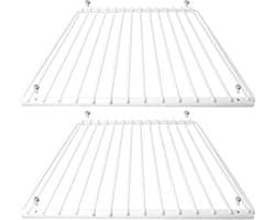 Koelkast Planken - Vriezer Laden - Extra Opbergruimte - Verstelbare Armpjes - 322mm Diep - Wit
