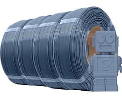 PLA Navulfilament 1,75mm Grijs 4KG - Spoelloos 3D Printer Filament met Hoge Maatnauwkeurigheid