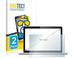 BROTECT - Screenprotector voor Laptops met 10.1 inch Schermen [221 mm x 130 mm, 15:9] Folie Beschermfolie matte 2 Stuks