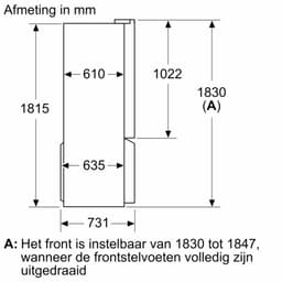 Siemens KF96NAXEA-1 iQ500 Amerikaanse koelkast Zwart Energieklasse E + 3 Jaar Gratis Extra Garantie — thumbnail 7