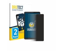 BROTECT - privacy screenprotector voor Barnes & Noble Nook Reading Tablet 8.7" - Folie Beschermfolie Blauwlichtfilter 2 Stuks