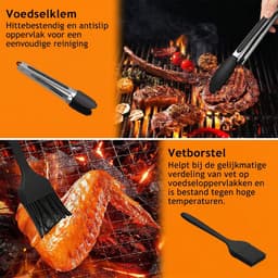 Airfryer Accessoires Set 8 Inch – 11-delig – Bakvorm, Pizza Pan, Cakevorm, Rek & Siliconen Vorm – Geschikt voor Airfryer ≥ 22 cm — thumbnail 12