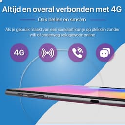SwayTosh Tab D2 PRO Met Keyboard Case - Tablet – 4+3GB RAM – 64+128GB Opslag – Octa Core Processor – 4G – Desktop Mode - Android 14 – WiFi – 10 inch — thumbnail 4