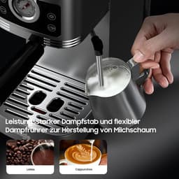 Espressomachine - Koffiezetapparaat - Koffiemachines Compact — thumbnail 3
